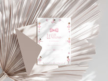 Load image into Gallery viewer, Ballerina Birthday Invitation
