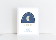 Load image into Gallery viewer, Blue boy personalised print
