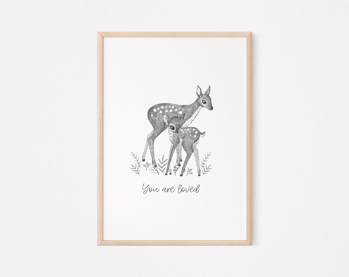 You are loved print