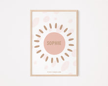 Load image into Gallery viewer, Sun personalised print
