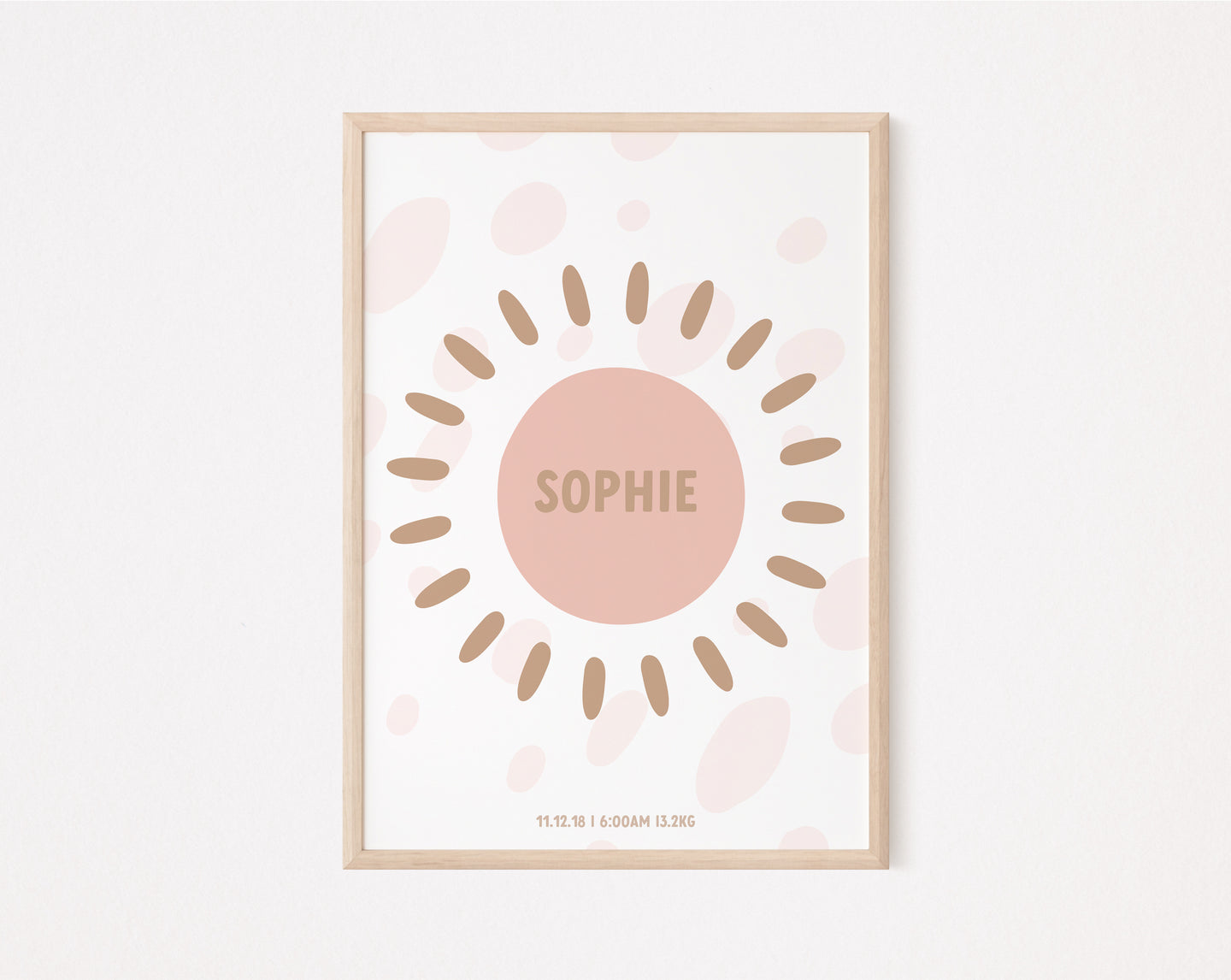 Sun personalised print