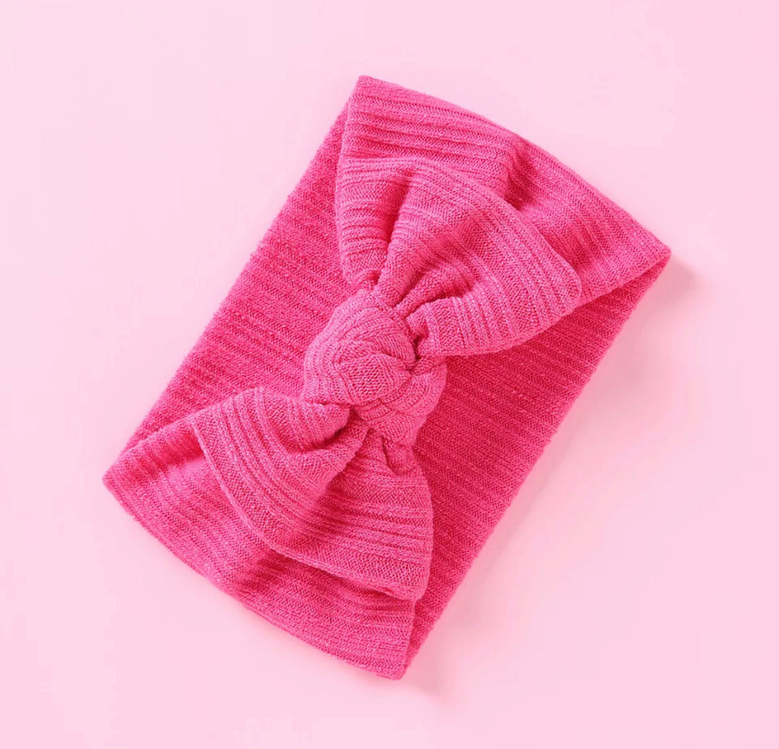 Fuscia headwrap