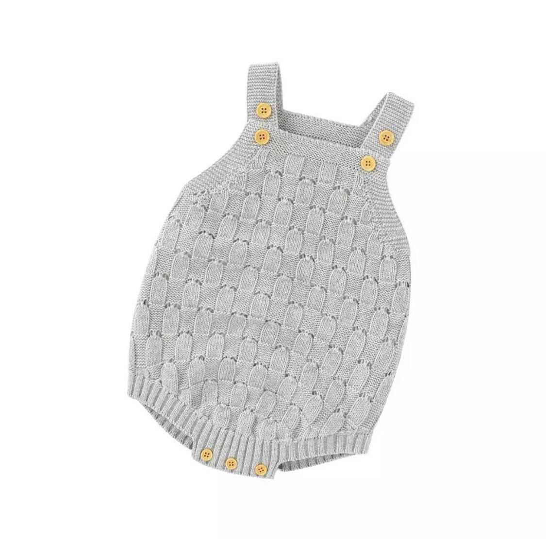 Knitted bodysuit Grey