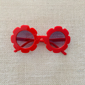 Red flower glasses