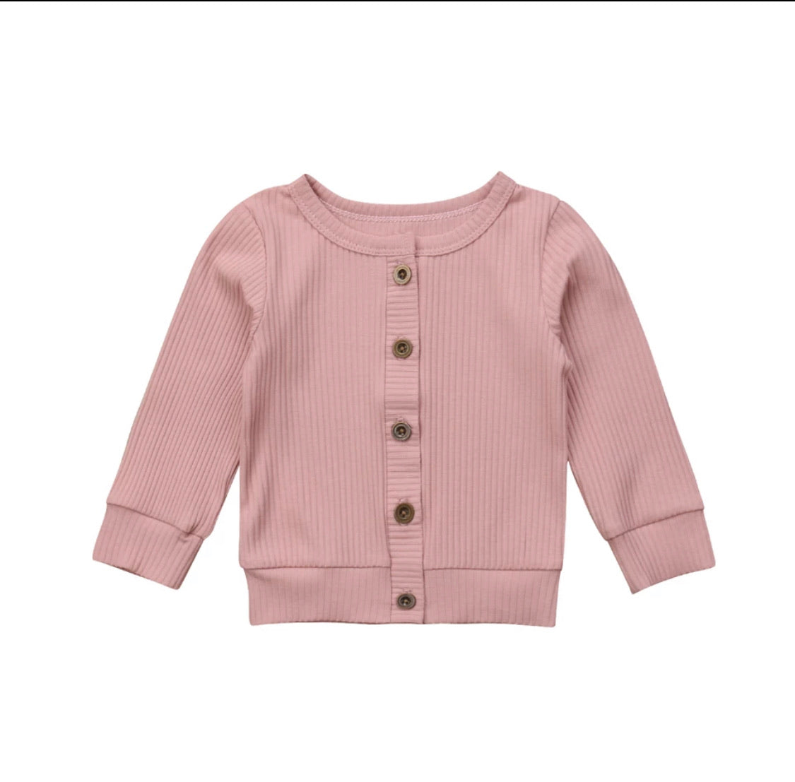 Textured cardigan pink