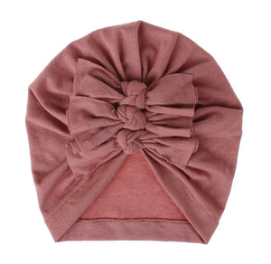 Dusty pink turban