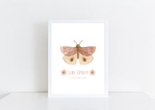 Load image into Gallery viewer, Butterfly personalised print
