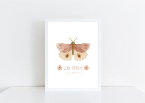 Butterfly personalised print