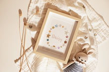 Load image into Gallery viewer, Vintage flower personalised print
